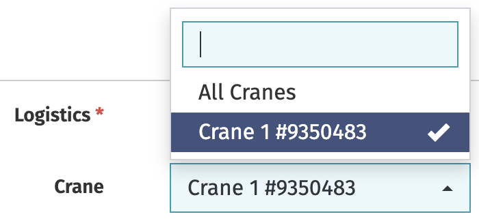 Select a specific logistic