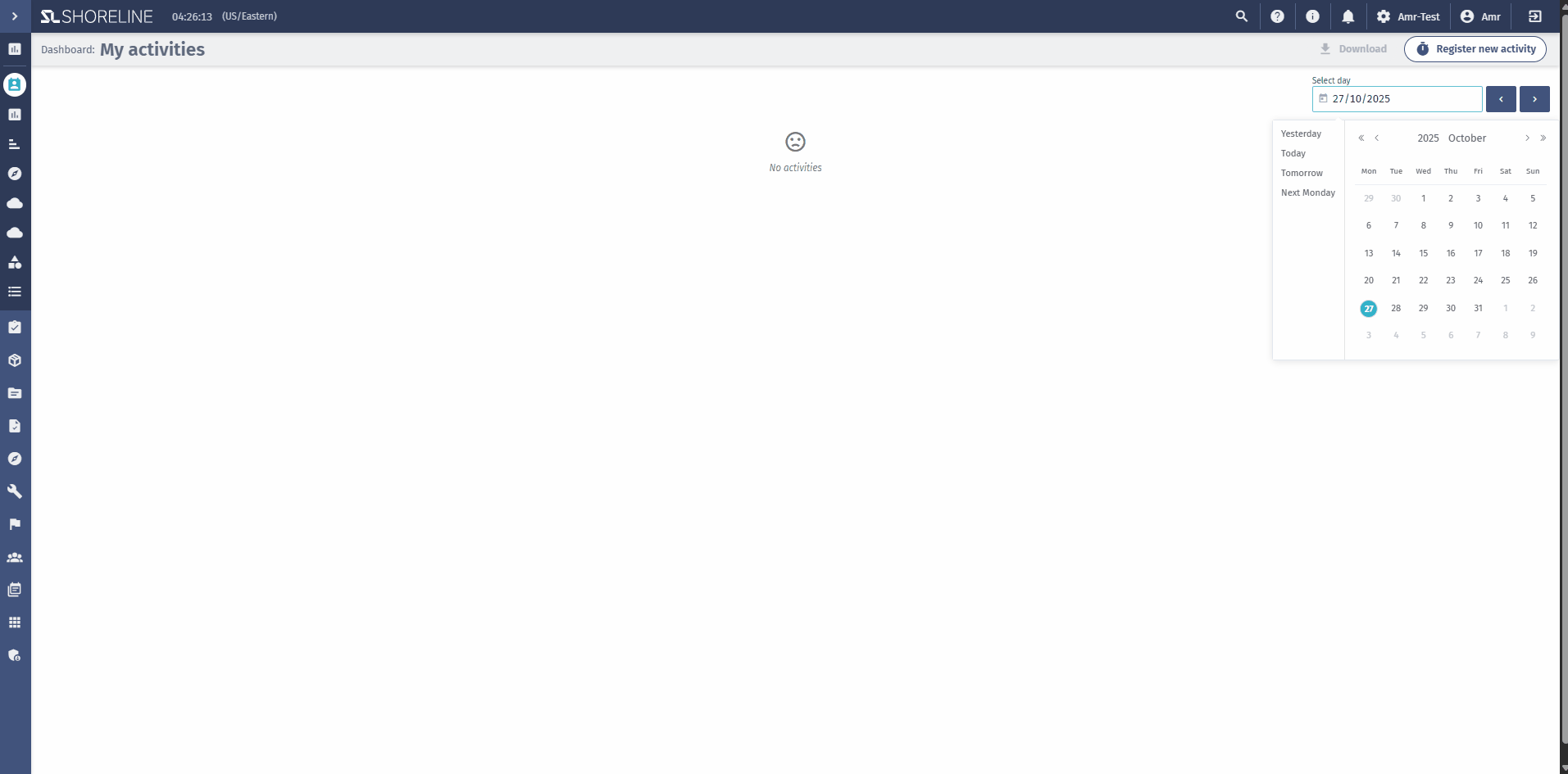 setting minimum quantity